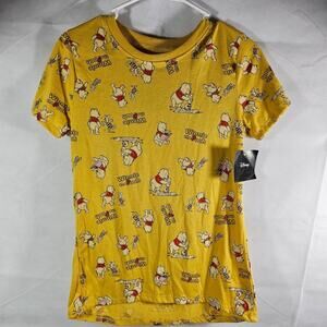 Disney's Winnie the Pooh Character T-shirt NWT Juniors Size M